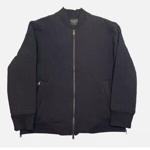 Athleta Retroplush Quilted Women's Bomber Jacket  - Black Size S NWT